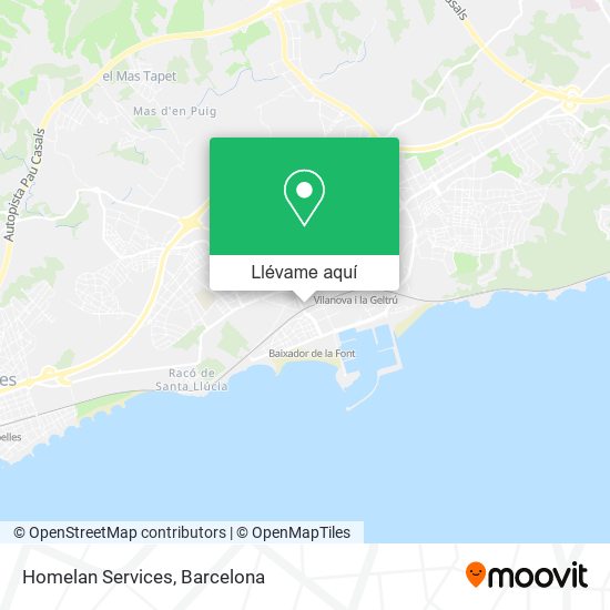 Mapa Homelan Services