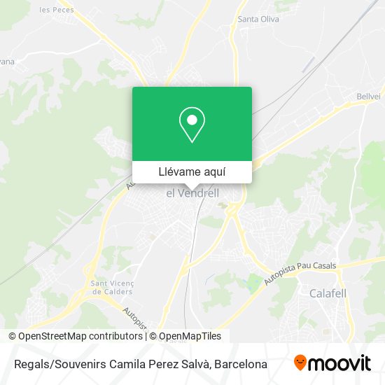 Mapa Regals / Souvenirs Camila Perez Salvà