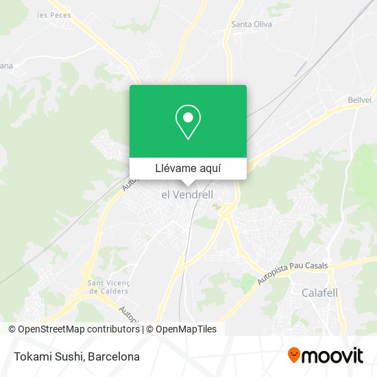 Mapa Tokami Sushi