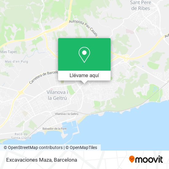 Mapa Excavaciones Maza