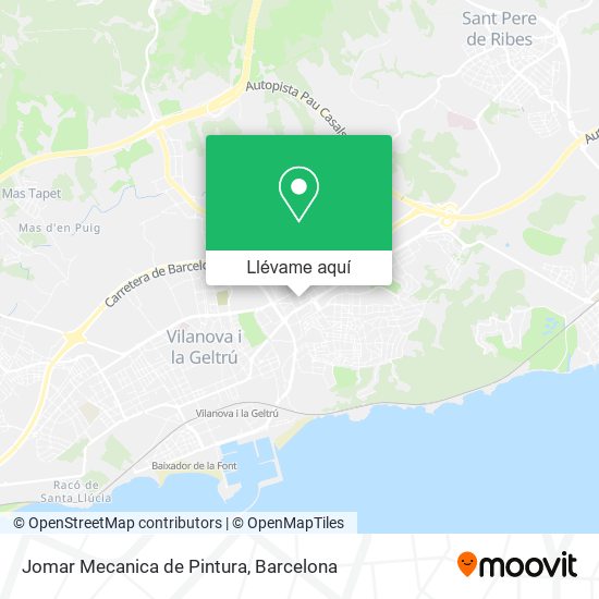 Mapa Jomar Mecanica de Pintura