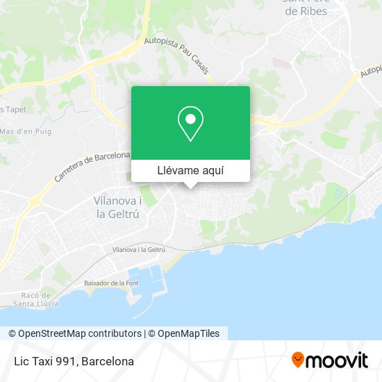 Mapa Lic Taxi 991