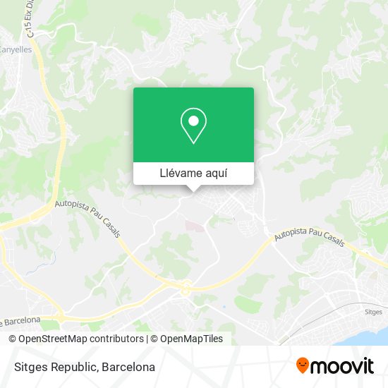 Mapa Sitges Republic