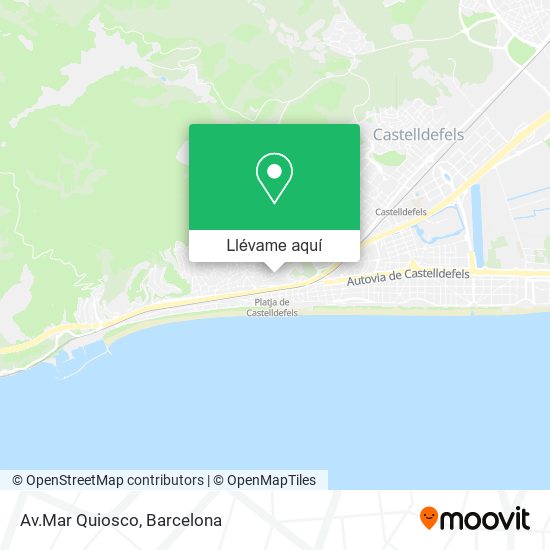 Mapa Av.Mar Quiosco