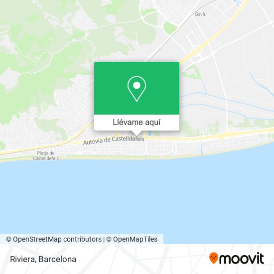 Mapa Riviera