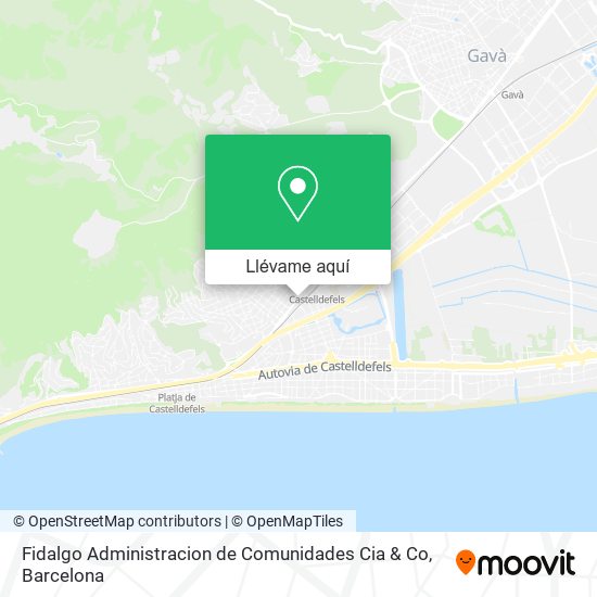 Mapa Fidalgo Administracion de Comunidades Cia & Co