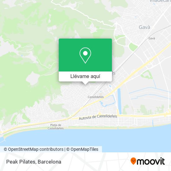 Mapa Peak Pilates