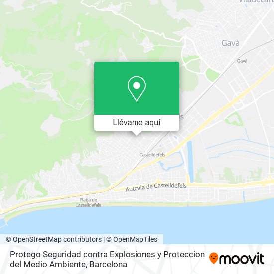Mapa Protego Seguridad contra Explosiones y Proteccion del Medio Ambiente