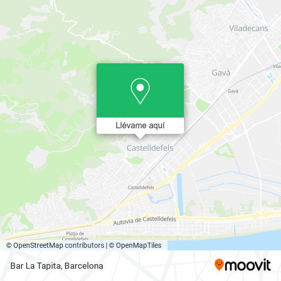 Mapa Bar La Tapita