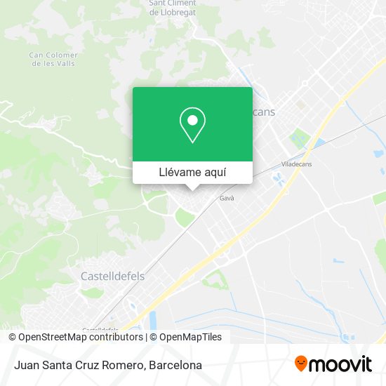 Mapa Juan Santa Cruz Romero