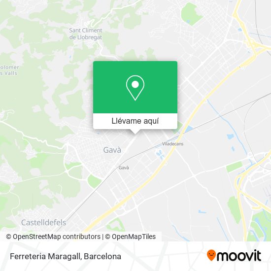 Mapa Ferreteria Maragall
