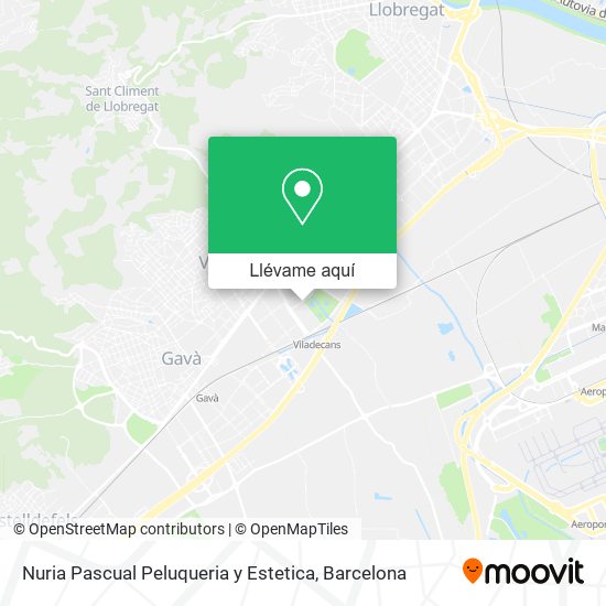 Mapa Nuria Pascual Peluqueria y Estetica