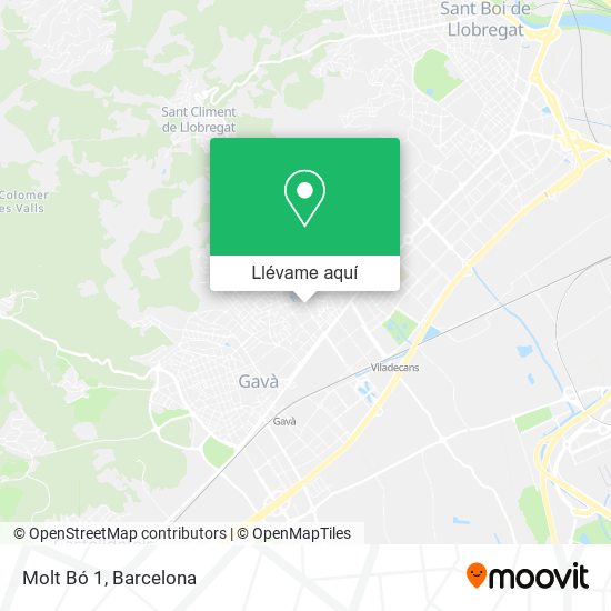 Mapa Molt Bó 1