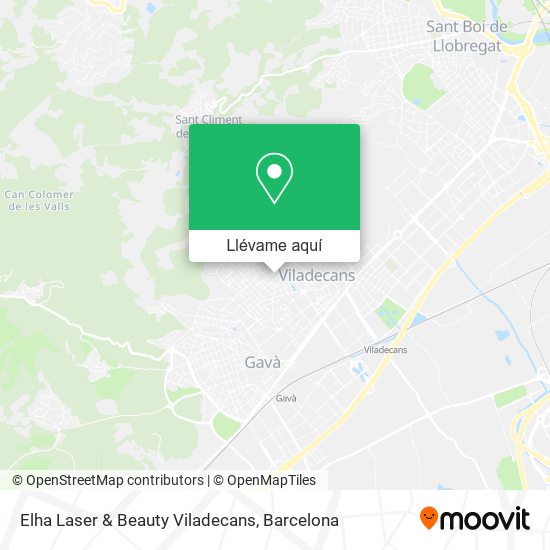 Mapa Elha Laser & Beauty Viladecans