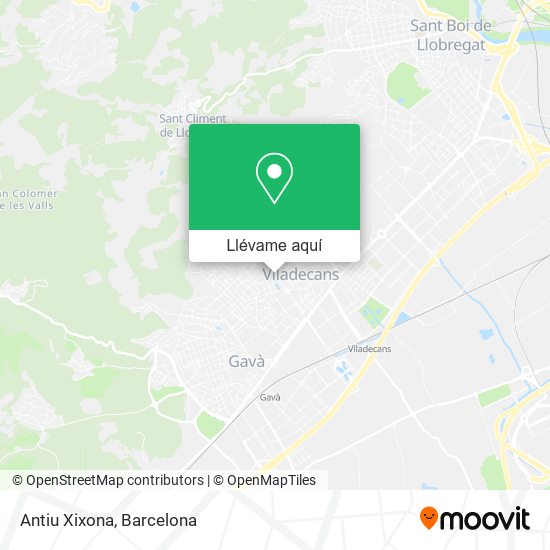 Mapa Antiu Xixona