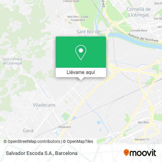 Mapa Salvador Escoda S.A.