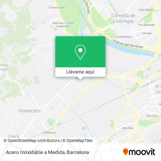 Mapa Acero Inoxidable a Medida