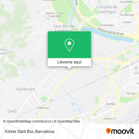 Mapa Kinter Sant Boi