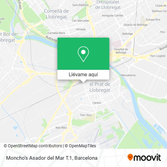Mapa Moncho's Asador del Mar T.1