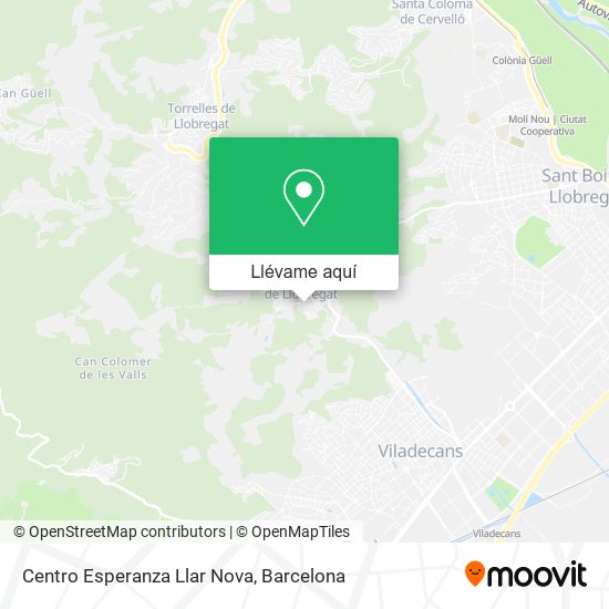Mapa Centro Esperanza Llar Nova