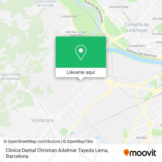 Mapa Clinica Dental Christian Adelmar Tayeda Lema