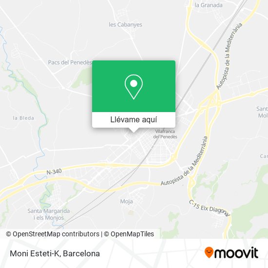 Mapa Moni Esteti-K