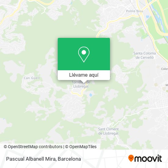 Mapa Pascual Albanell Mira