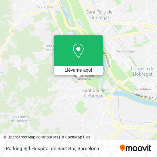Mapa Parking Sjd Hospital de Sant Boi