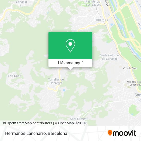 Mapa Hermanos Lancharro