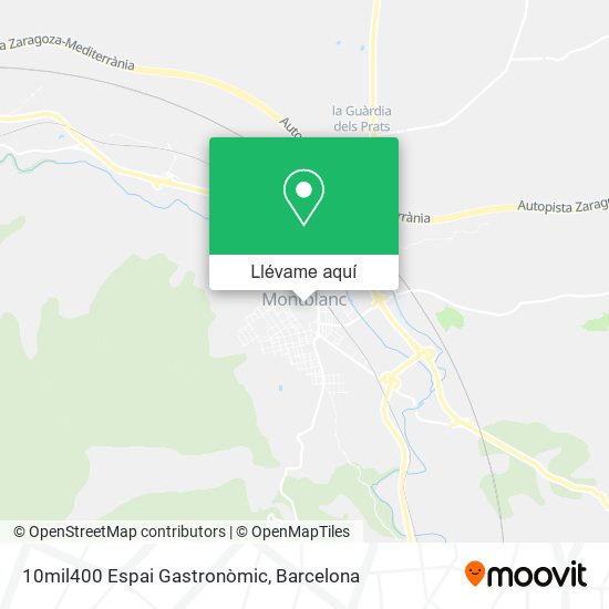 Mapa 10mil400 Espai Gastronòmic