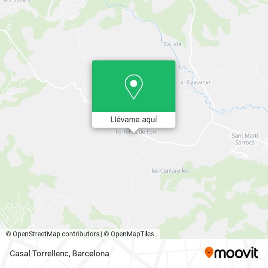 Mapa Casal Torrellenc
