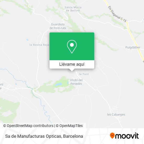 Mapa Sa de Manufacturas Opticas