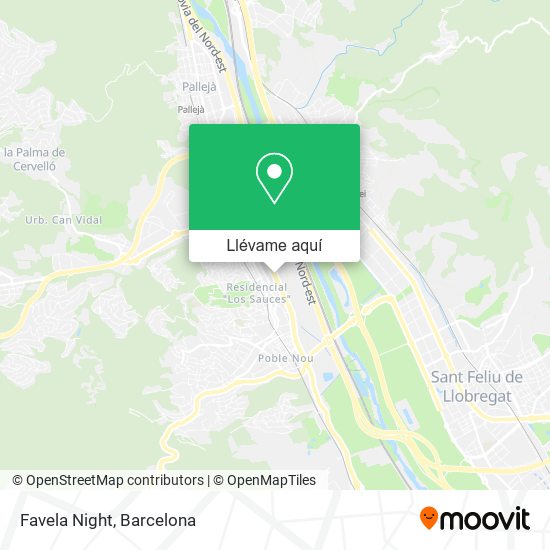 Mapa Favela Night