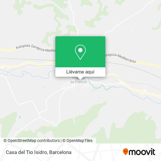 Mapa Casa del Tio Isidro