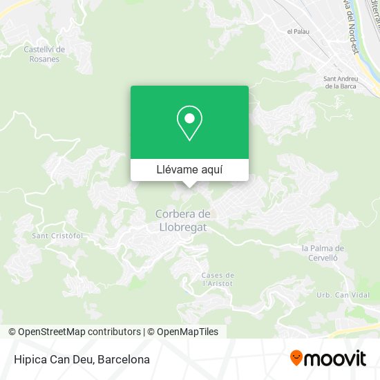 Mapa Hipica Can Deu