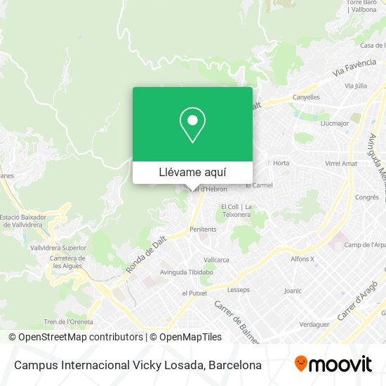 Mapa Campus Internacional Vicky Losada