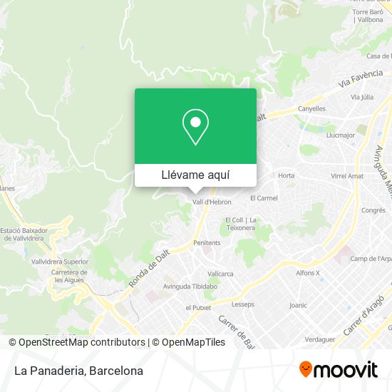 Mapa La Panaderia