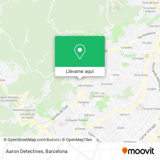 Mapa Aaron Detectives