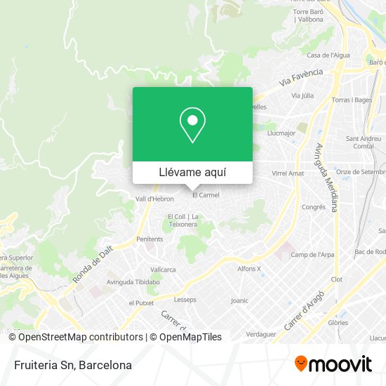 Mapa Fruiteria Sn