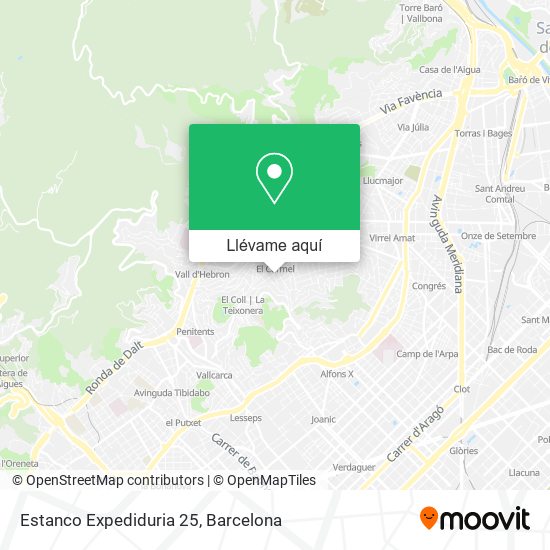 Mapa Estanco Expediduria 25
