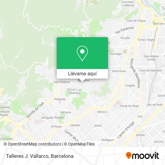 Mapa Talleres J. Vallarco