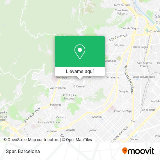 Mapa Spar