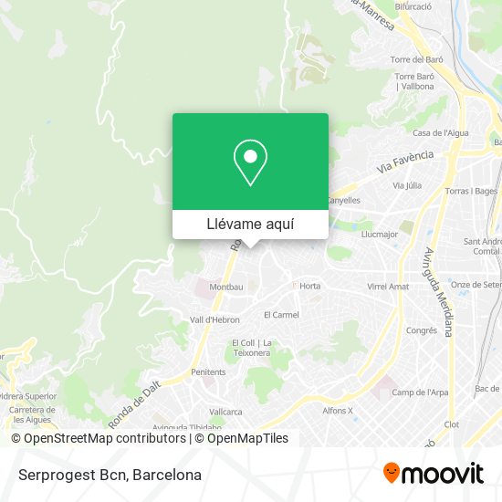 Mapa Serprogest Bcn