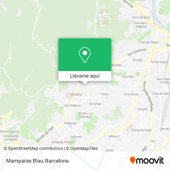 Mapa Mamparas Blau