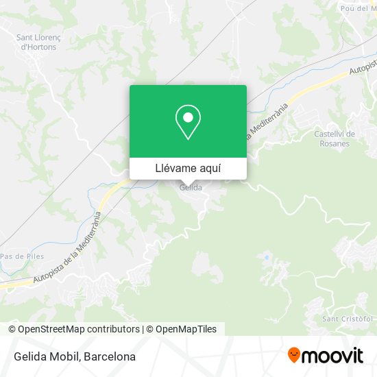 Mapa Gelida Mobil