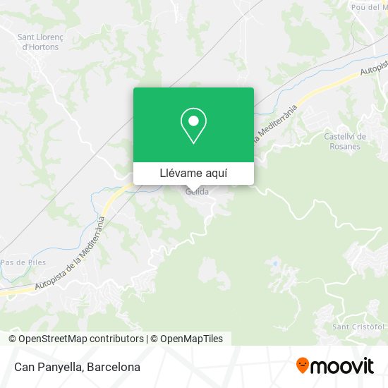 Mapa Can Panyella