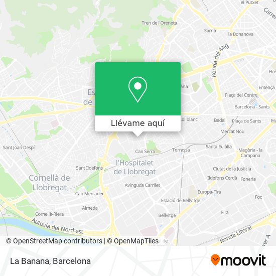 Mapa La Banana
