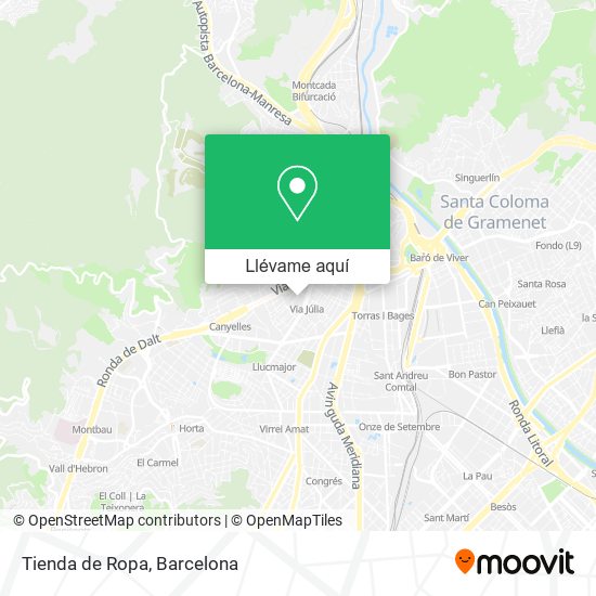 Mapa Tienda de Ropa