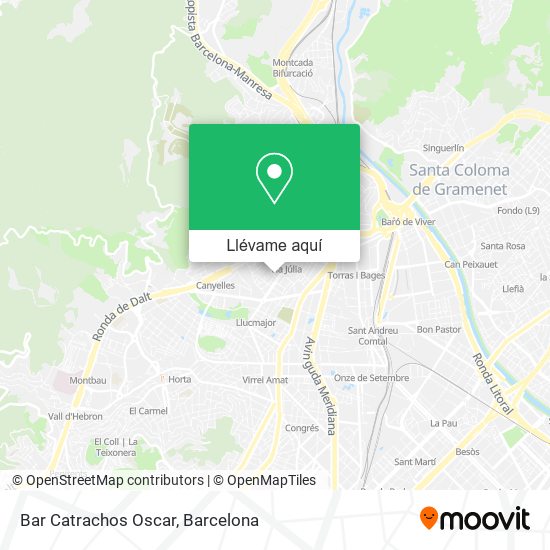 Mapa Bar Catrachos Oscar