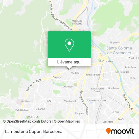 Mapa Lampisteria Copon